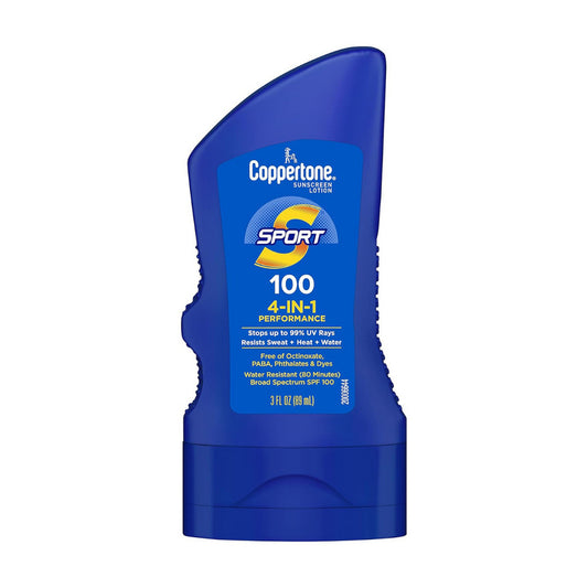 Coppertone Sport SPF 100 4-In-1 Performance Sunscreen Lotion 89ml
