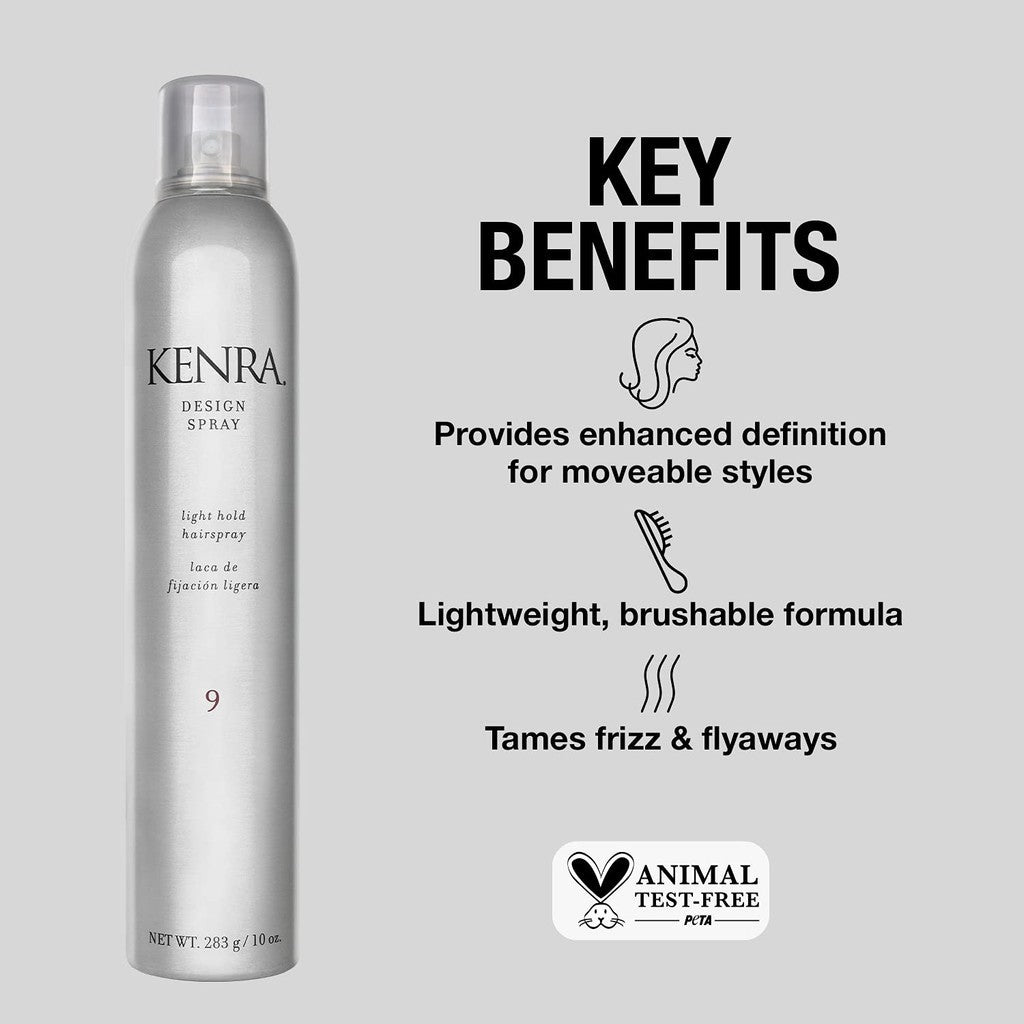 Kendra Design Spray Light Hold Hairspray 9 (283g)
