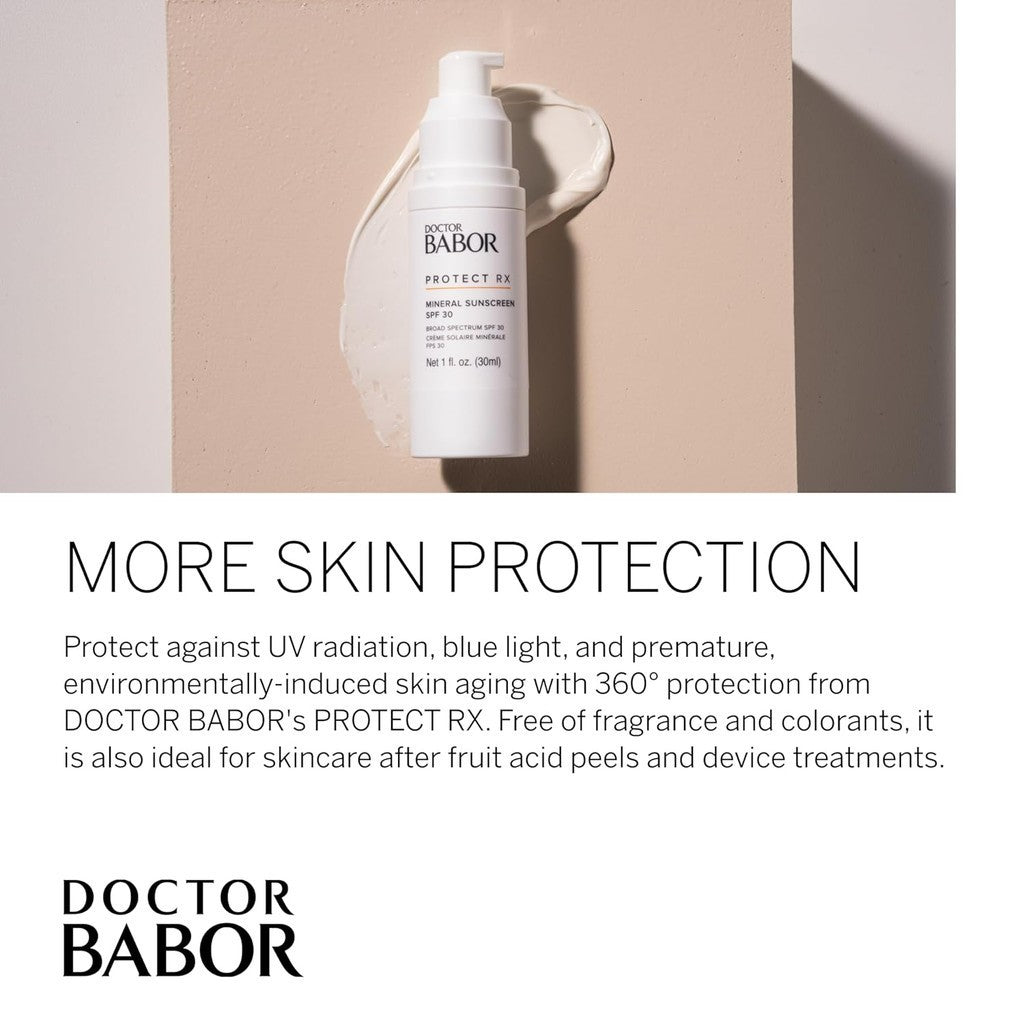 EXP 09/2025 Doctor Babor Protect Mineral Sunscreen SPF 30 30ml