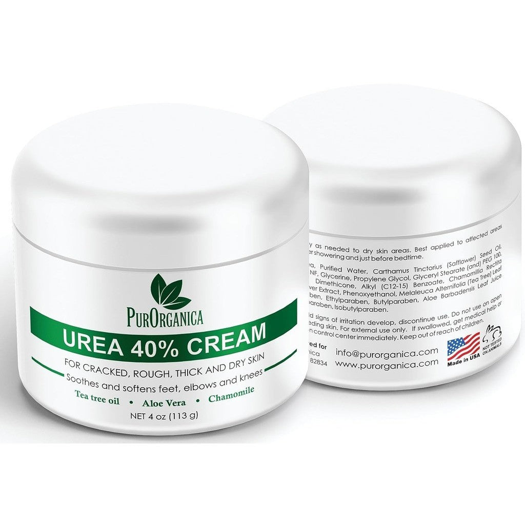 PurOrganica Urea 40% Cream for Dry Skin (113g)