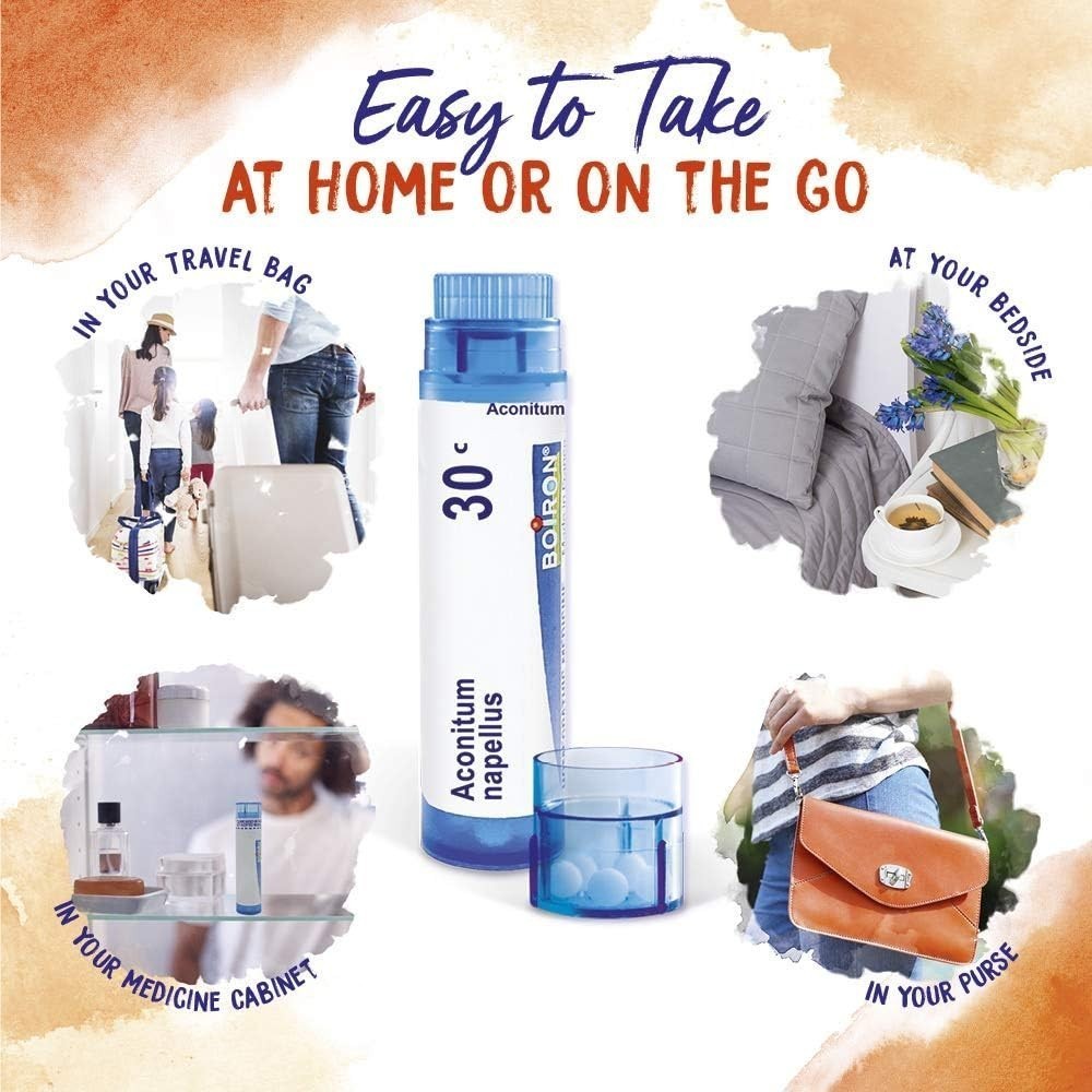 Boiron Meltaway Pellets Homeopathic Medicine 3 Tubes (Approx. 80 Pellets Each)