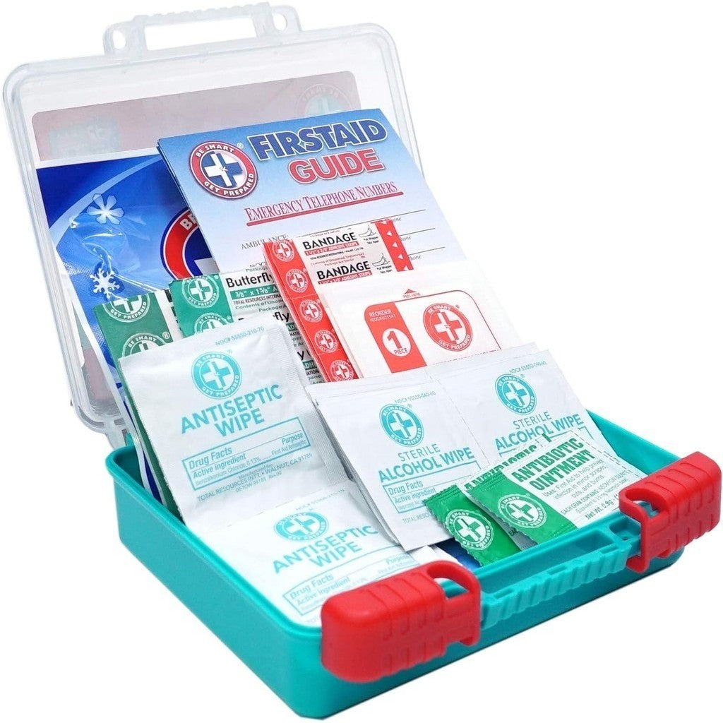 Be Smart Get Prepared First Aid Assortment of Supplies Compact Case (85 Pieces)
