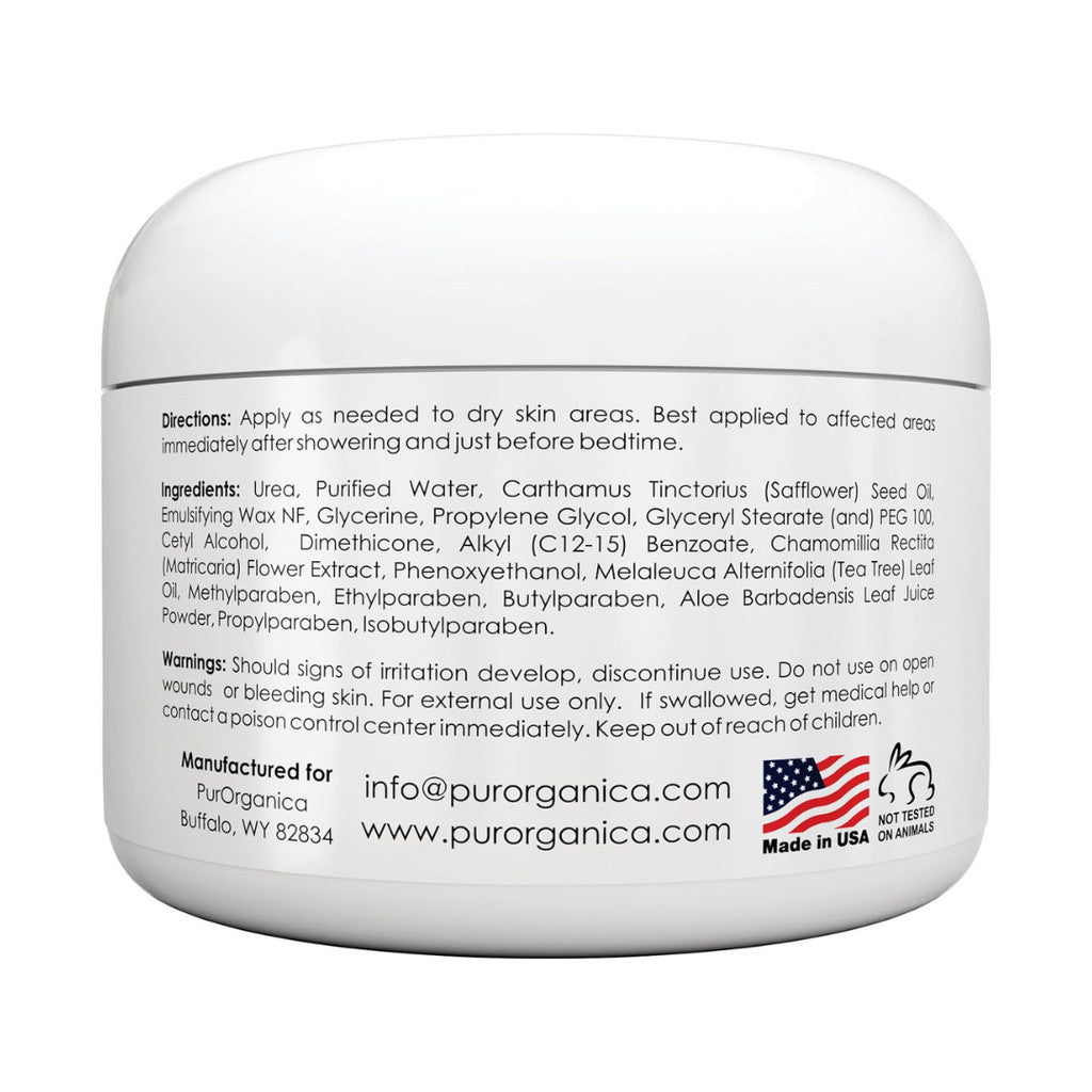 PurOrganica Urea 40% Cream for Dry Skin (113g)