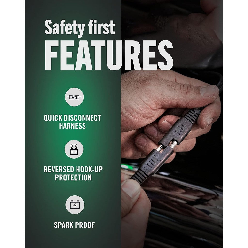 Battery Tender Plus! 1.25 AMP 12V Automatic Battery Charger and Maintainer, 1 Single Unit