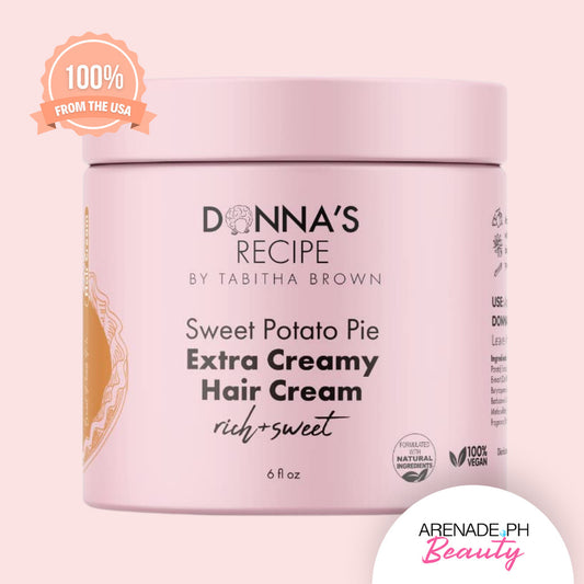 Donna's Recipe by Tabitha Brown Sweet Potato Pie Extra Creamy Hair Cream, 177 ml / 6 fl. oz.