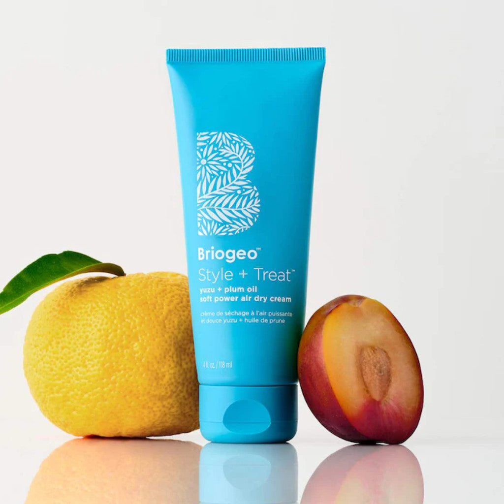 Briogeo Style + Treat, Yuzu + Plum Oil Soft Power Air Dry Cream, 118 ml / 4 fl. oz.