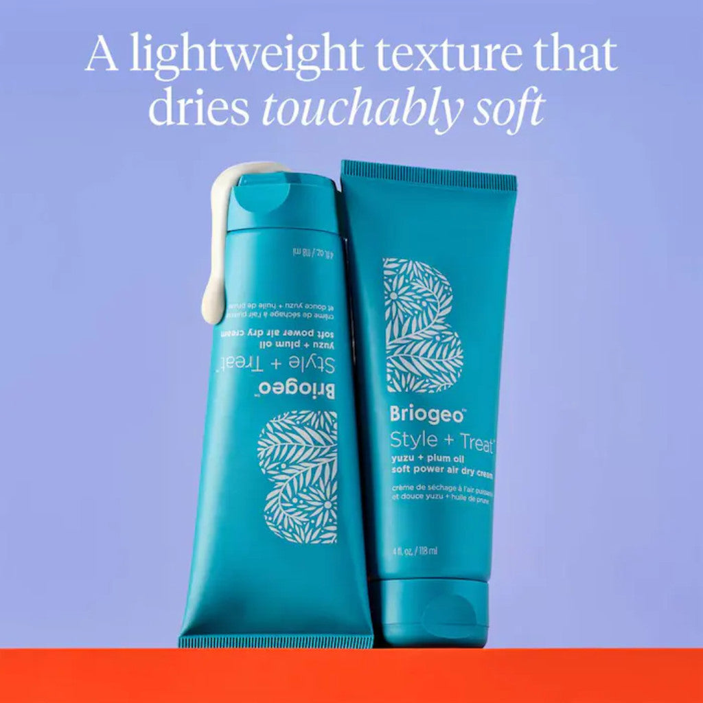 Briogeo Style + Treat, Yuzu + Plum Oil Soft Power Air Dry Cream, 118 ml / 4 fl. oz.