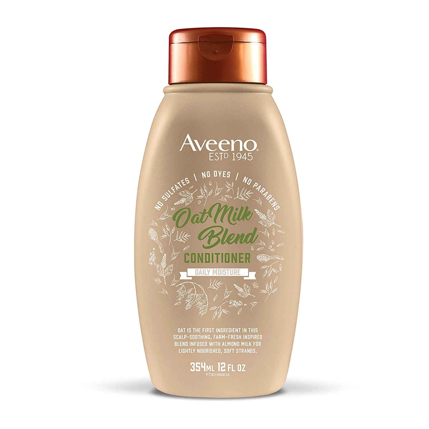 Aveeno Oat Milk Blend Infused with Almond Milk Conditioner, 12 fl.oz / 354ml