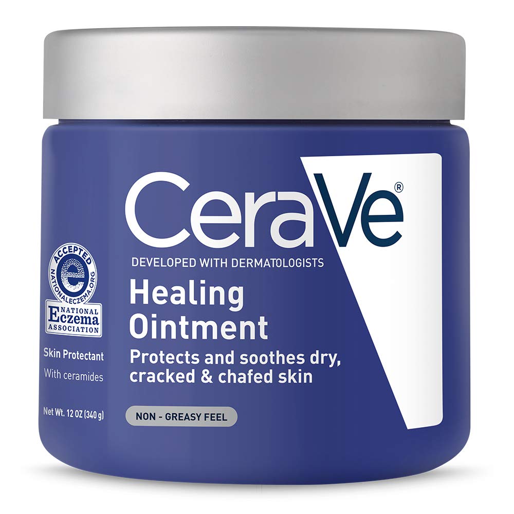 CeraVe Healing Ointment with Petrolatum Ceramides Lanolin, Fragrance Free 12 oz