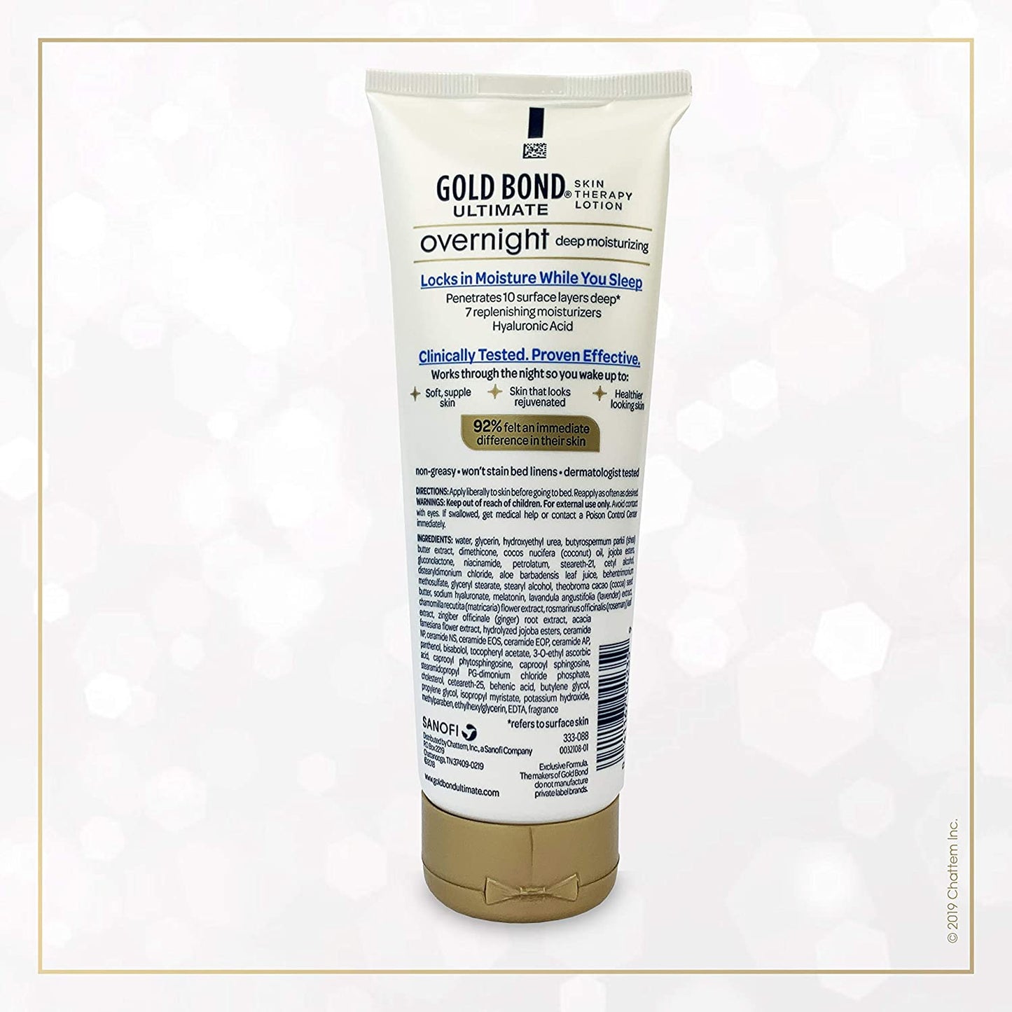 Gold Bond Ultimate Overnight Deep Moisturizing Lotion, 8 oz. / 226g PACKAGING MAY VARY