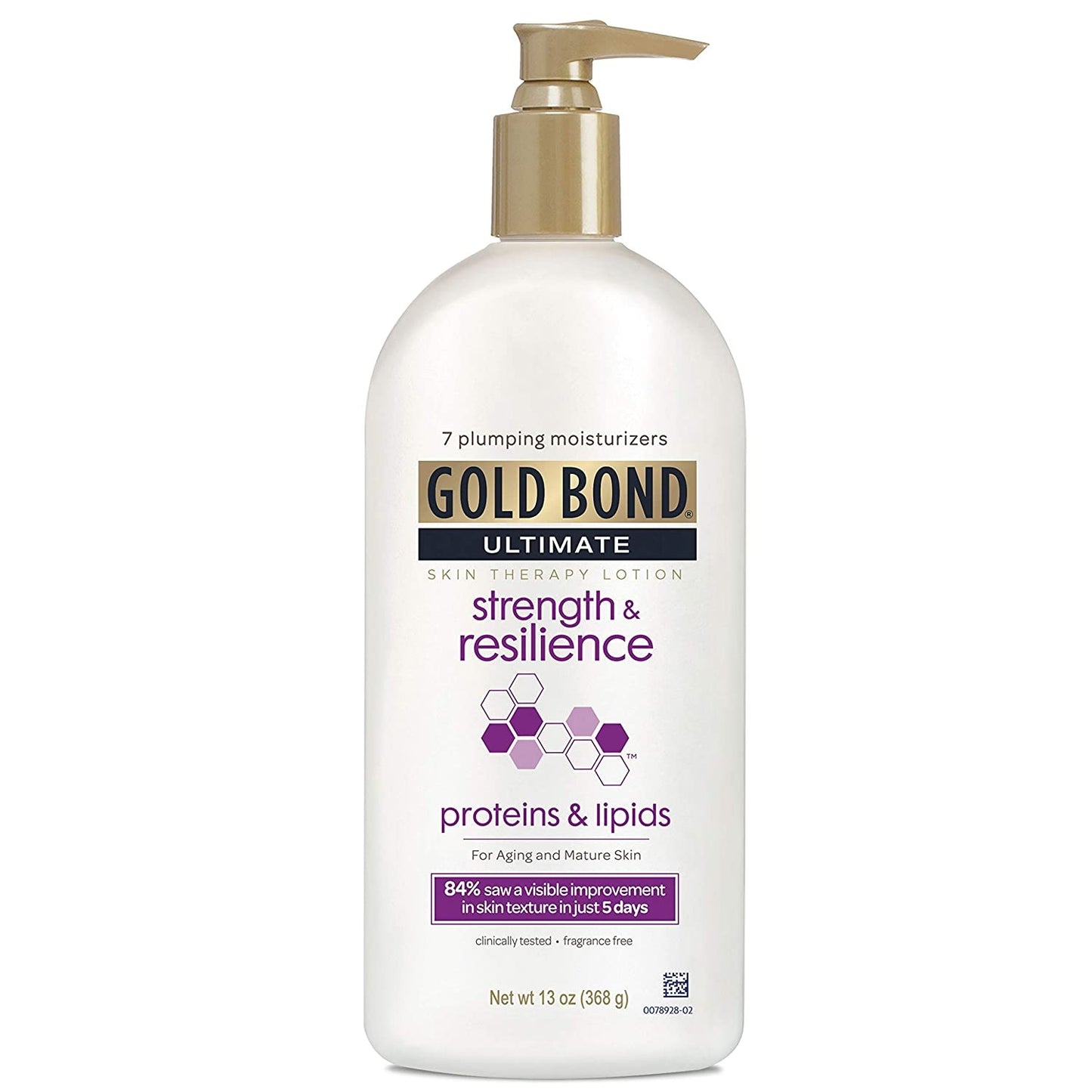 Gold Bond Ultimate Strength & Resilience Skin Therapy Lotion, 13 oz for Aging and Mature Skin