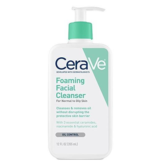 CeraVe Foaming Facial Cleanser for Normal to Oily Skin 12 fl.oz