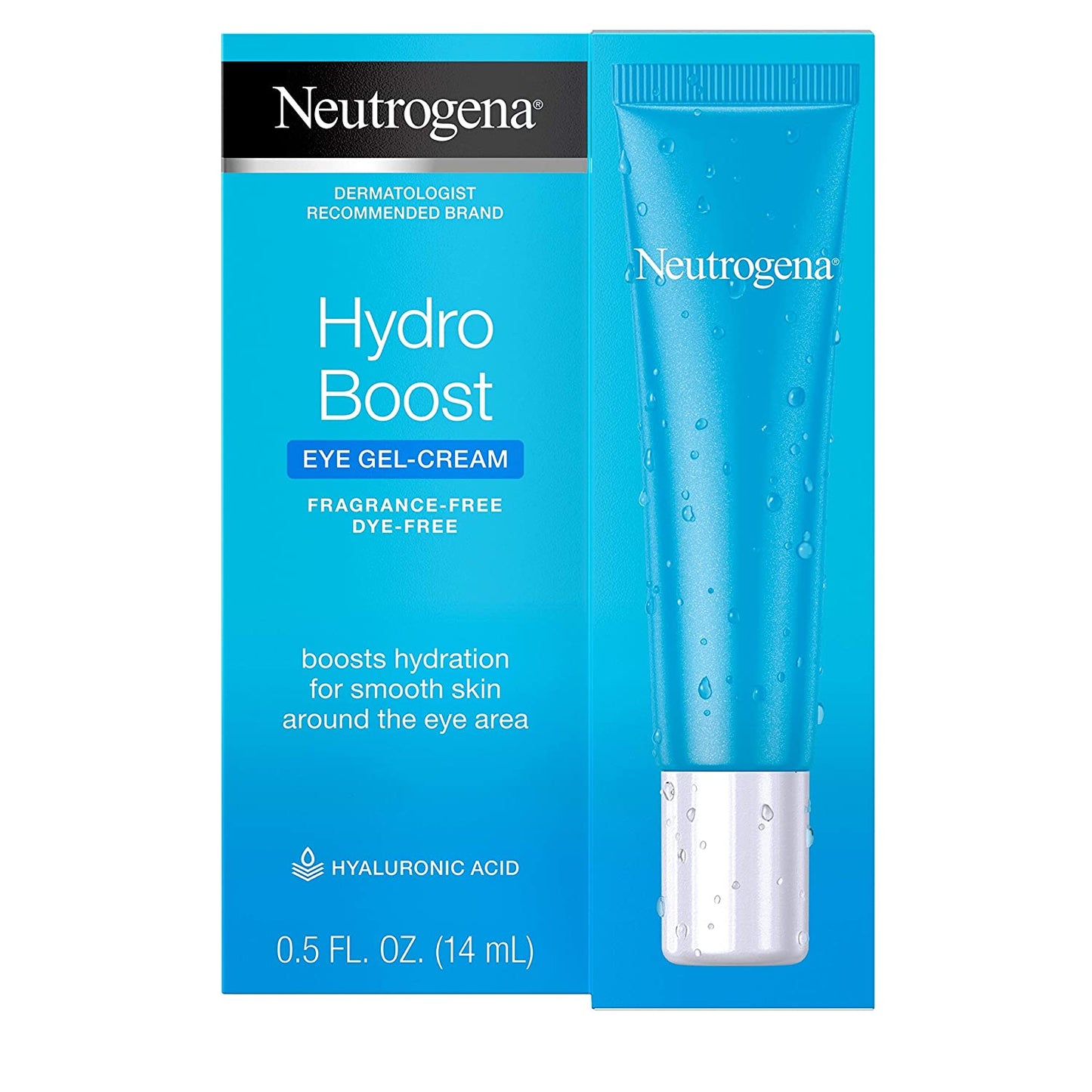 Neutrogena Hydro Boost Hydrating Gel Eye Cream with Hyaluronic Acid, 14 ml (0.5 fl oz)