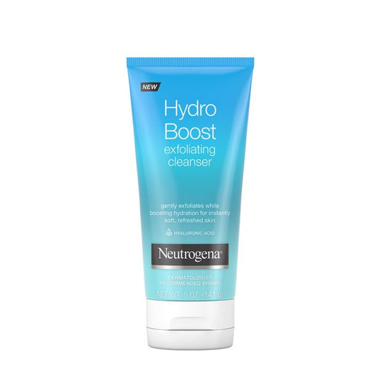 Neutrogena Hydro Boost Hyaluronic Acid Exfoliating Facial Cleanser, 5 oz. / 141g