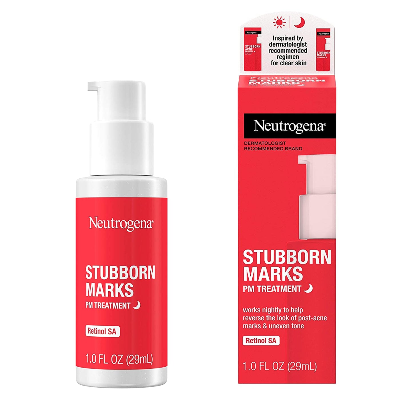 Neutrogena Stubborn Marks PM Treatment Retinol SA, 1.0 fl.oz / 29ml