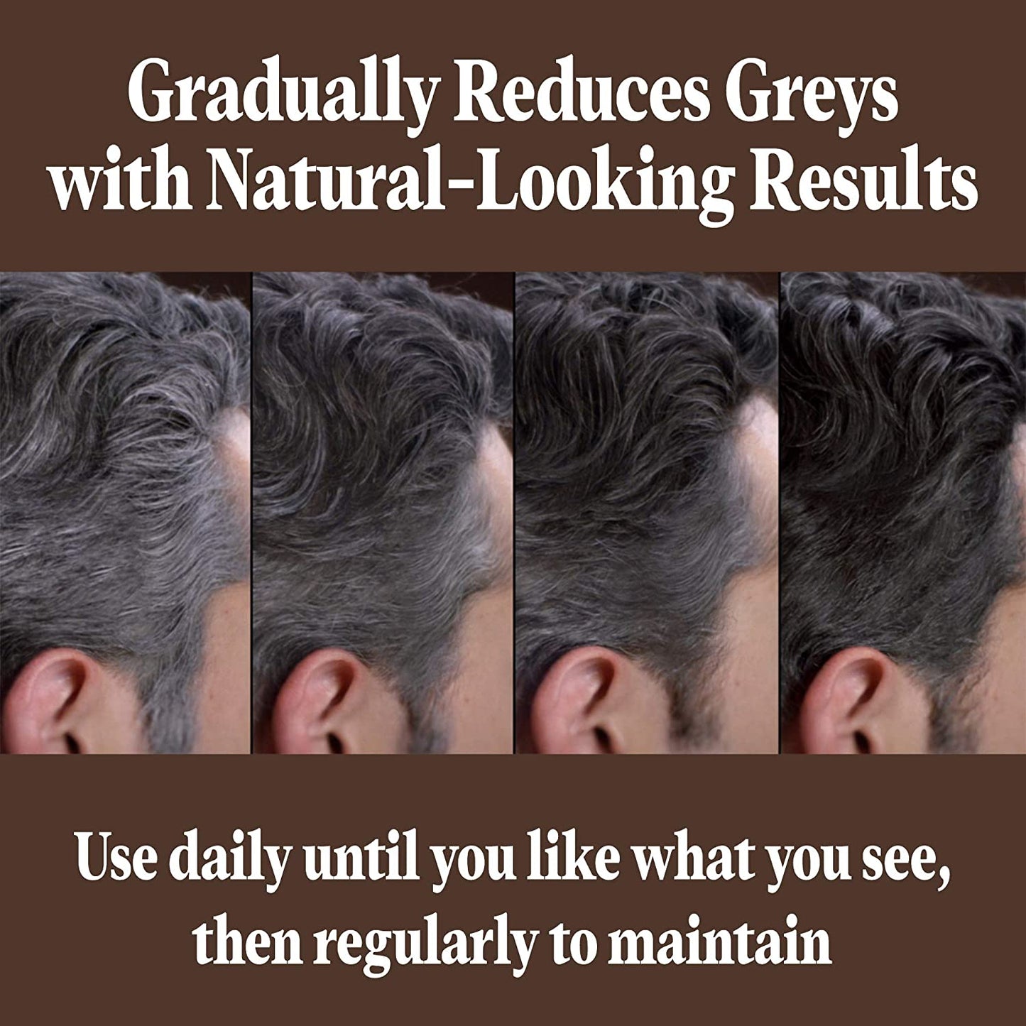 Just For Men Control GX Grey Reducing Anti-Dandruff Shampoo, Gradually Colors Hair, 4 fl oz