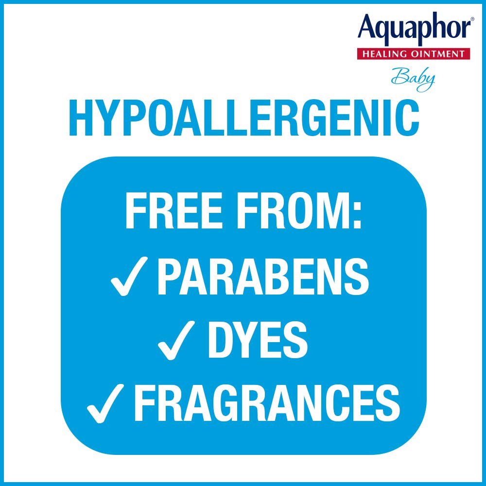 Aquaphor Baby 3 in 1 Diaper Rash Cream, Prevents, Soothes and Treats Diaper Rash (3.5 oz, 99 g)