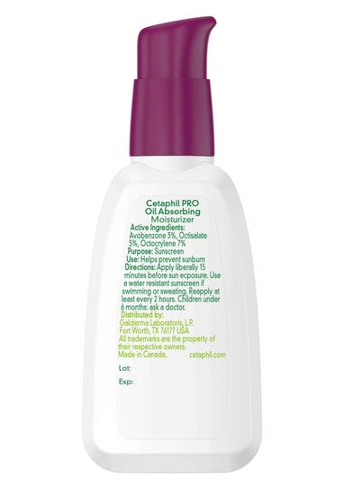 Cetaphil PRO Oily Skin Absorbing Moisturizer with Suncreen SPF 30