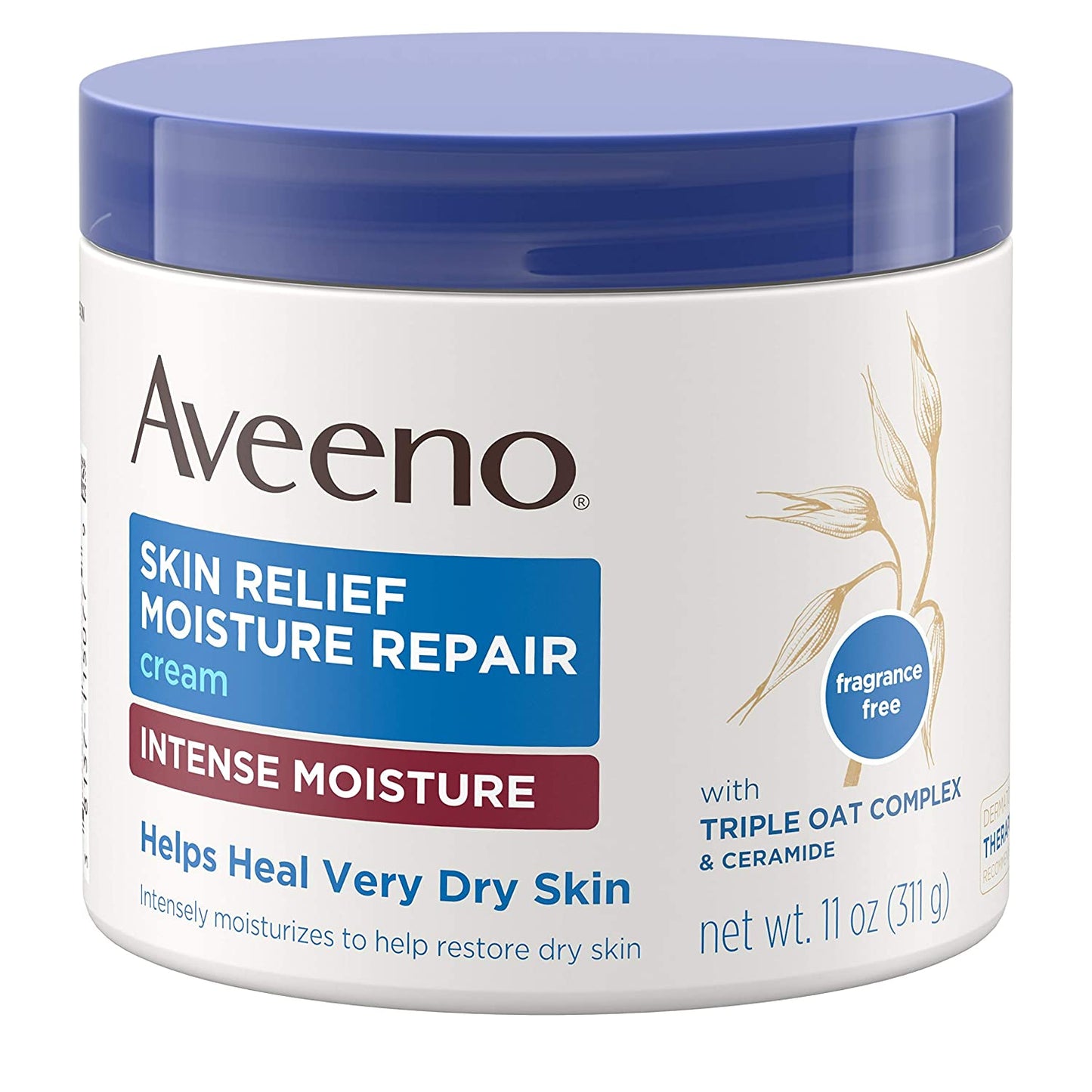 Aveeno Active Naturals Skin Relief Moisture Repair Cream Intense Moisture 11 oz