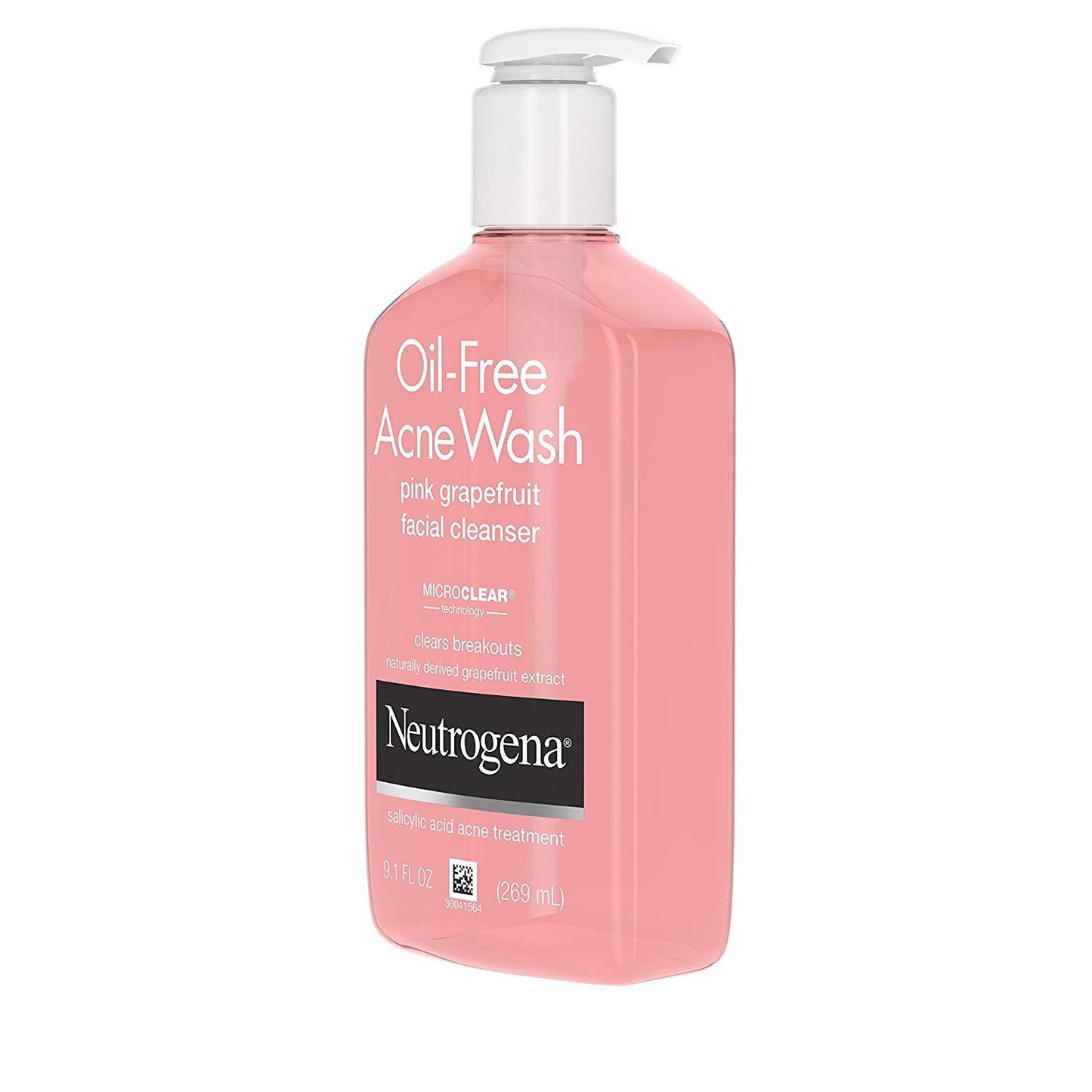 Neutrogena Oil-free Salicylic Acid Pink Grapefruit Pore Cleansing Acne Wash and Facial Cleanser 9.1 oz (269 ml)
