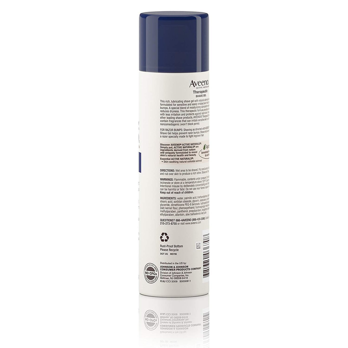 Aveeno Active Naturals Therapeutic Shave Gel 198g PACKAGING MAY VARY