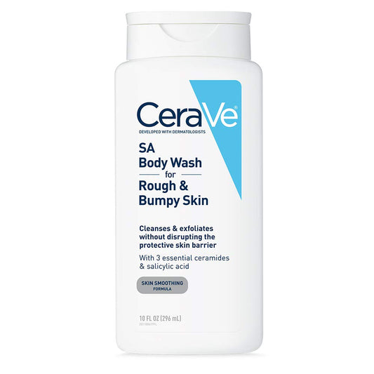 CeraVe Body Wash SA Salicylic Acid for Rough and Bumpy Skin, 10 fl.oz / 296ml