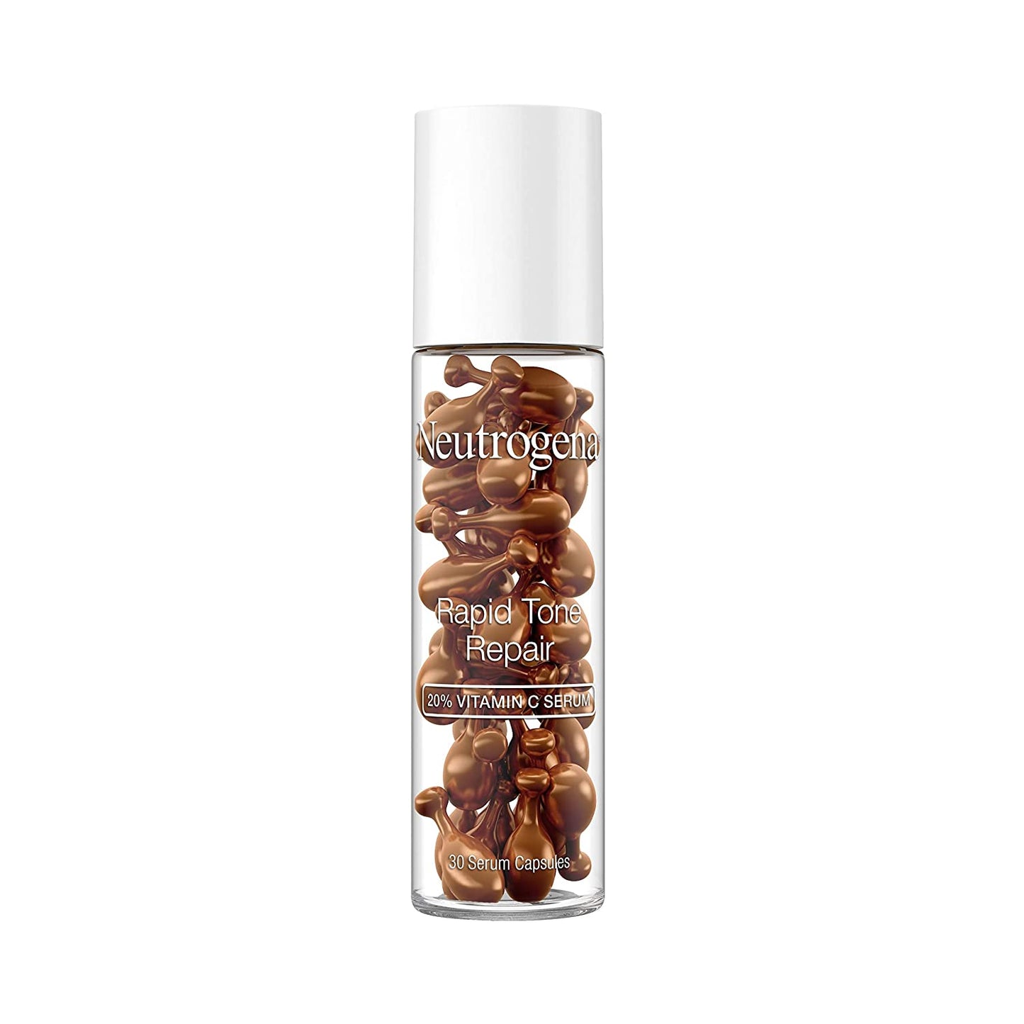 Neutrogena Rapid Tone Repair Brightening 20% Vitamin C Serum, 30 Serum Capsules