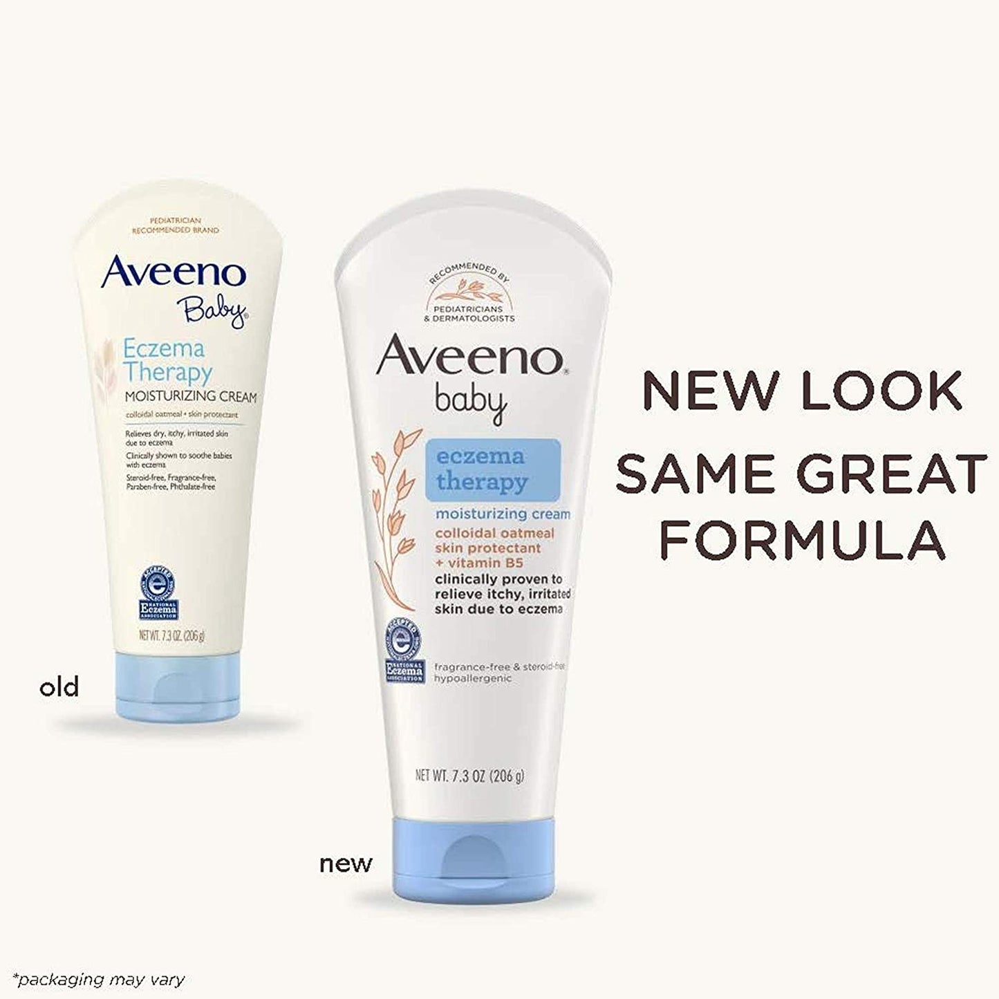 Aveeno Baby Eczema Therapy Moisturizing Cream with Colloidal Oatmeal + Vitamin B5, 7.3 oz. / 206g