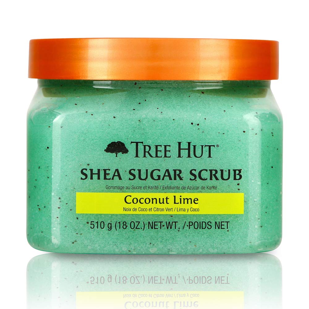 Tree Hut Shea Sugar Scrub Coconut Lime, 18 oz / 510 g (Packaging may Vary)