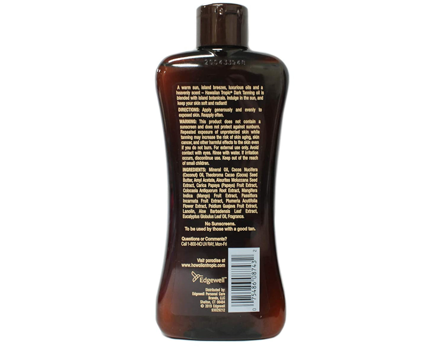 Hawaiian Tropic Dark Tanning Oil, Original, Coconut Oil 236 ml / 8 oz