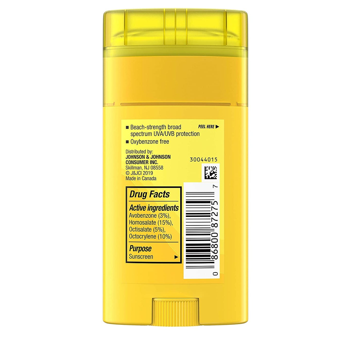 Neutrogena Beach Defense Water + Sun Protection Sunscreen Stick with Broad Spectrum SPF 50+, 1.5 oz. / 42g