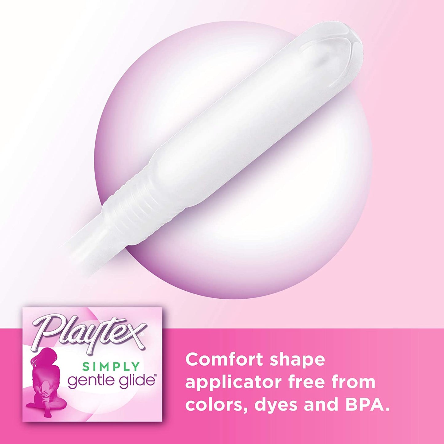 Playtex Simply Gentle Glide Unscented Tampons, Ultra Absorbency, 36 Count