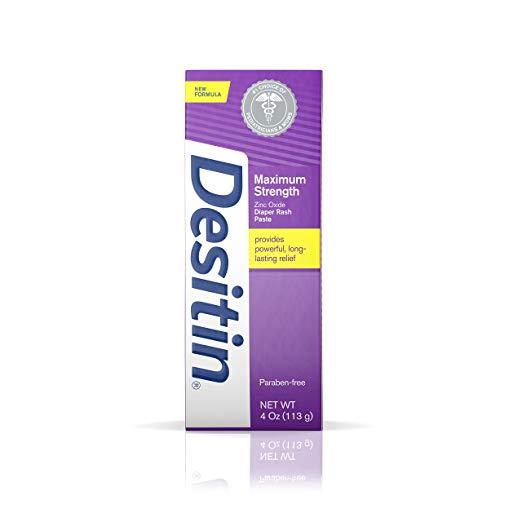 DESITIN Maximum Strength, Zinc Oxide Diaper Rash Paste 4 oz / 113 g
