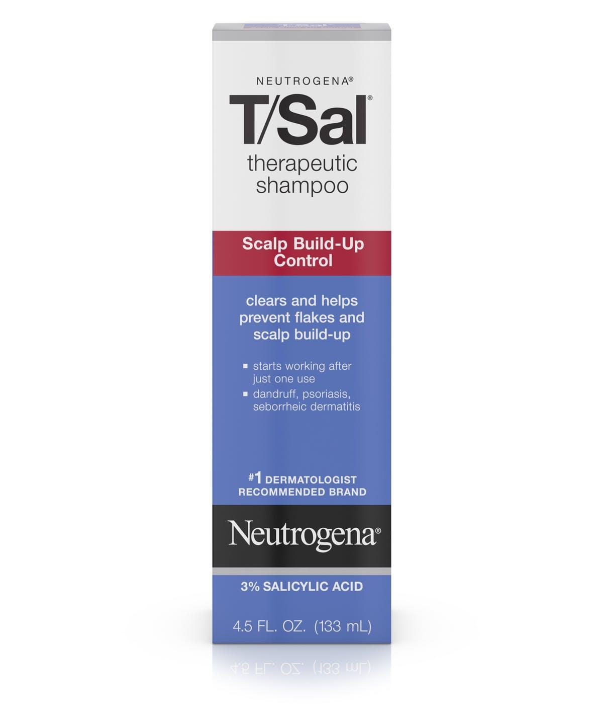 Neutrogena T/Sal Therapeutic Shampoo, Scalp Build-Up Control 4.5 fl.oz