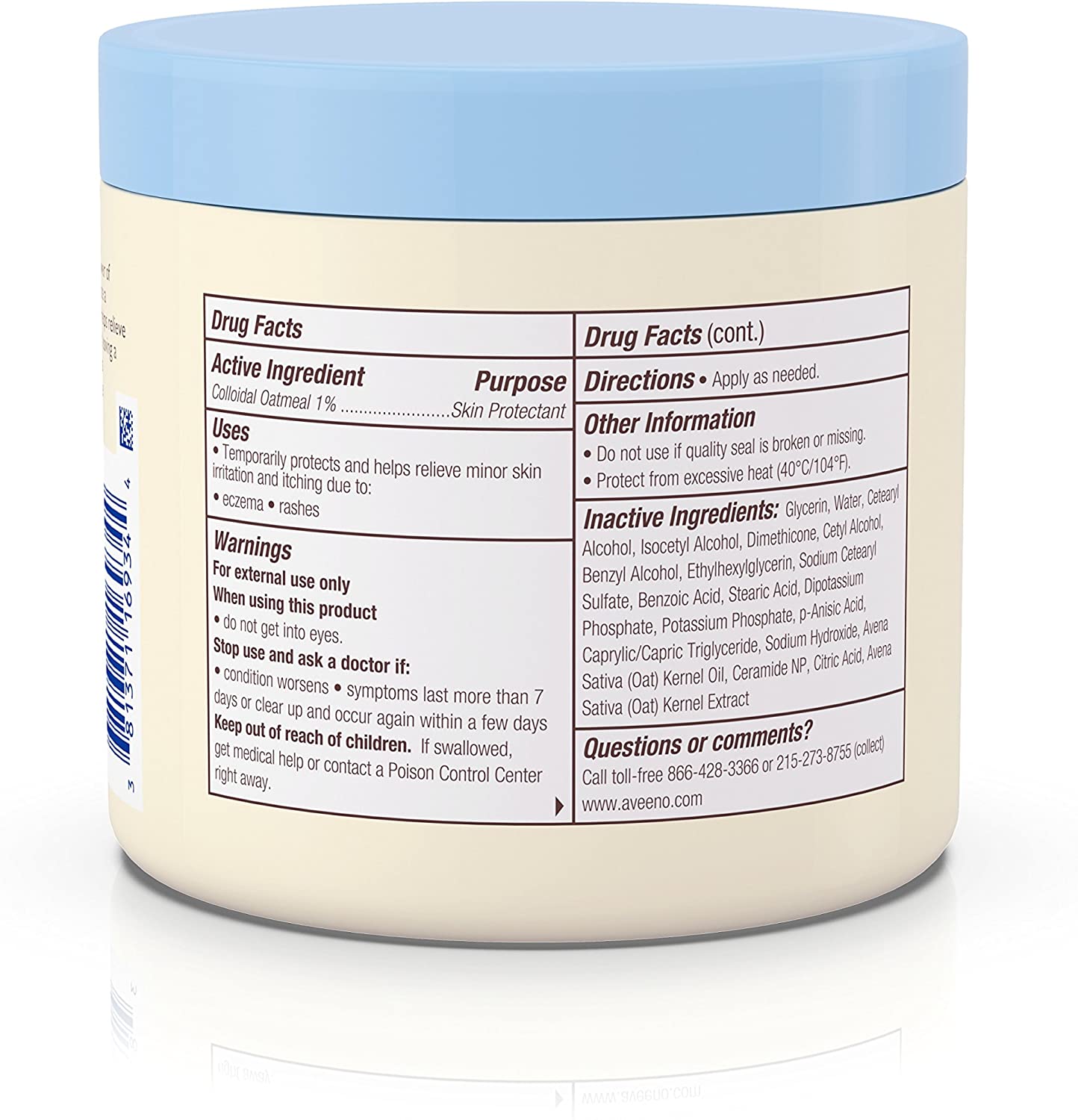 Aveeno Eczema Therapy Itch Relief Balm, 11 oz. / 312g