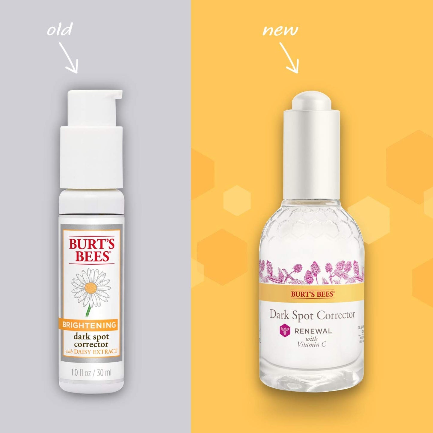Burt's Bees Dark Spot Corrector Renewal w/ Vitamin C & Natural Retinol Alternative 29.5 mL, 1 Count