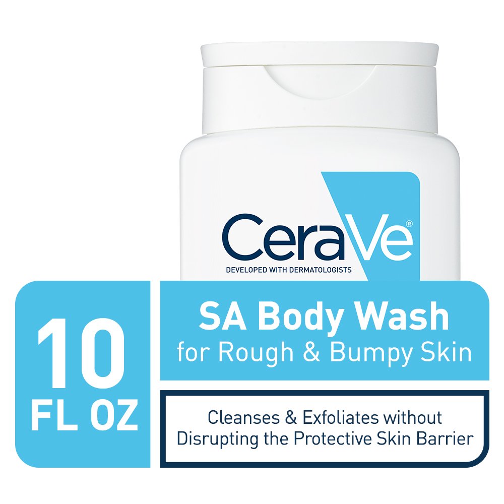 CeraVe Body Wash SA Salicylic Acid for Rough and Bumpy Skin, 10 fl.oz / 296ml