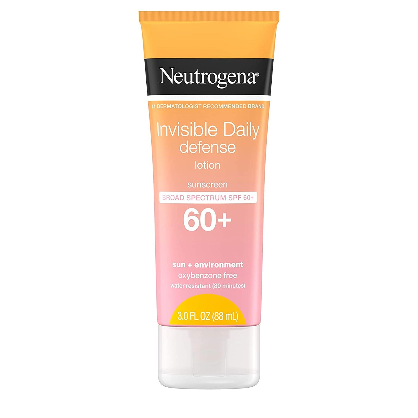 Neutrogena Invisible Daily Defense Sunscreen Lotion with Broad Spectrum SPF 60+, 3.0 fl.oz / 88ml