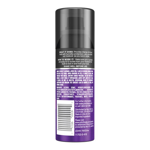 John Frieda Frizz Ease Moisture Barrier Firm Hold Hairspray, 2 oz. / 56g