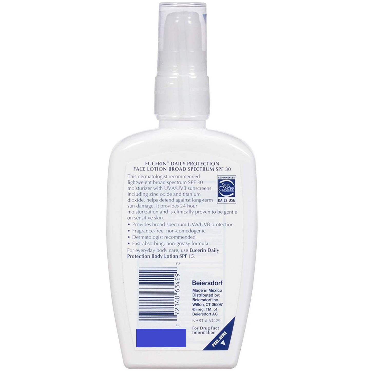 Eucerin Daily Protection Face Lotion SPF 30 4 oz