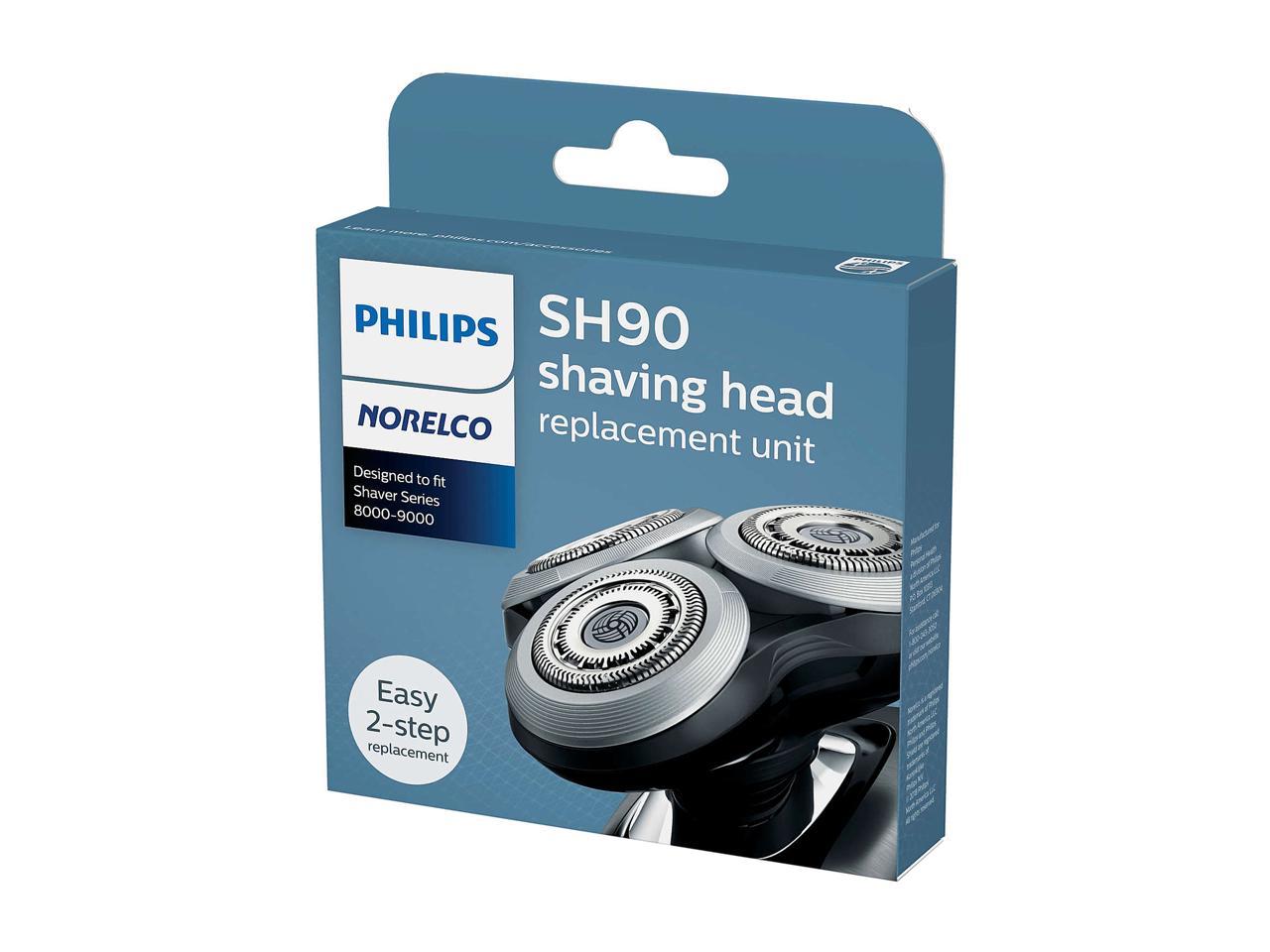 Philips Norelco SH90 Shaving Head Replacement Unit Designed to fit Shaver Series 8000-9000, 1 Head Unit Only NO BOX