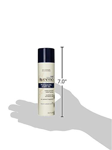 Aveeno Active Naturals Therapeutic Shave Gel 198g PACKAGING MAY VARY