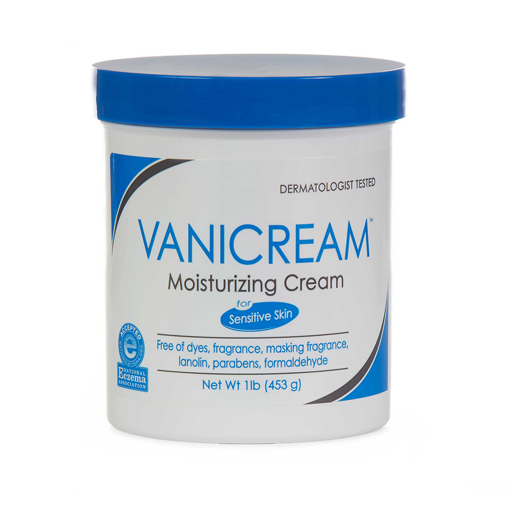 Vanicream Moisturizing Cream for Sensitive Skin, Fragrance and Paraben Free, 1 lb / 453g