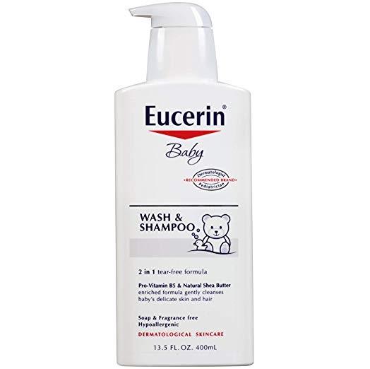 Eucerin Baby Wash and Shampoo 13.5 fl oz