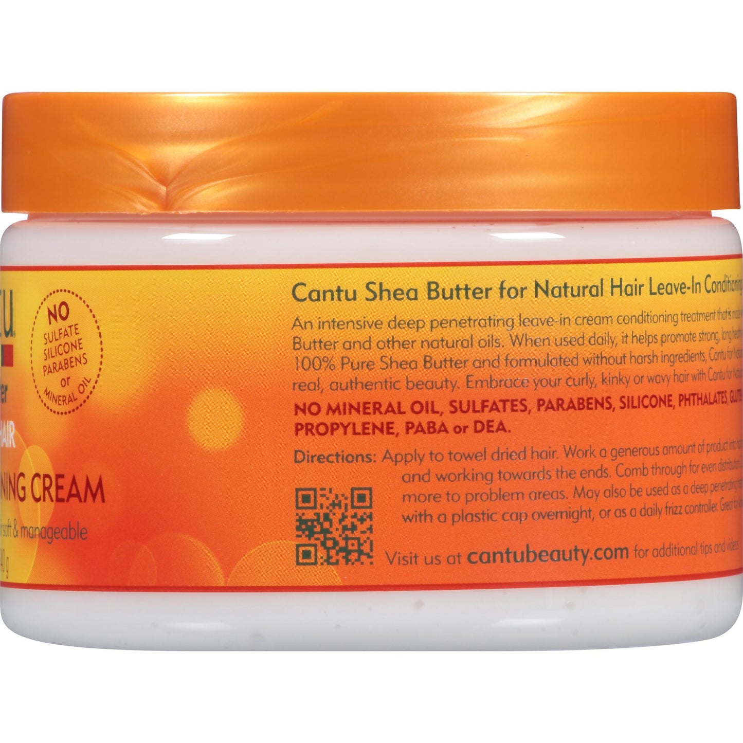 Cantu Shea Butter for Natural Hair Leave-In Conditioning Cream 12 oz