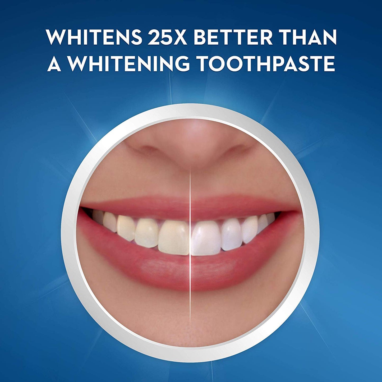 Crest 3D Whitestrips Glamorous White, Teeth Whitening Kit, 32 Strips: 16 Treatments (Upper & Lower)