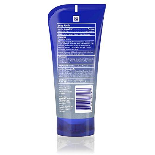 Clean & Clear Blackhead Eraser Facial Scrub 5 oz