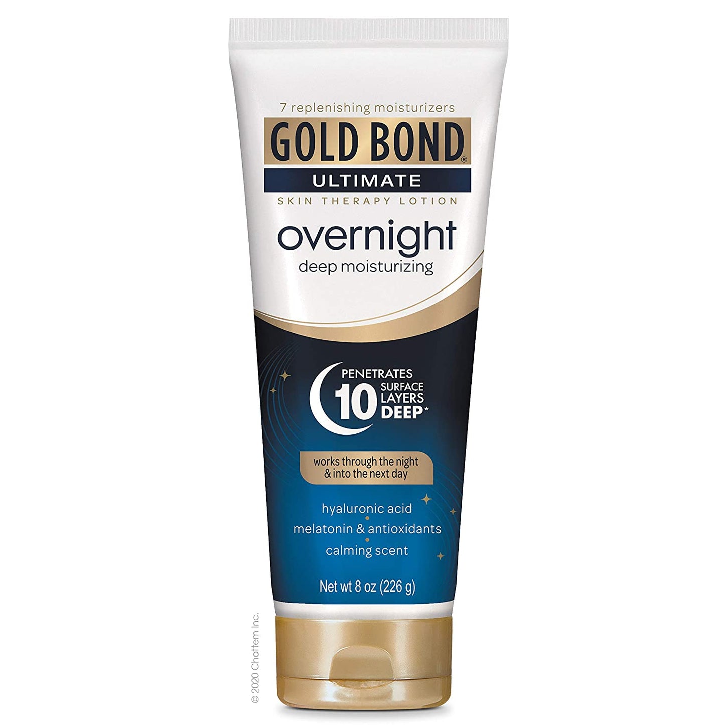 Gold Bond Ultimate Overnight Deep Moisturizing Lotion, 8 oz. / 226g PACKAGING MAY VARY