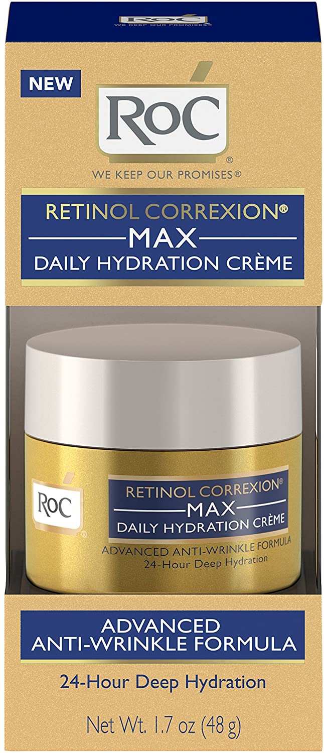 RoC Retinol Correxion Max Daily Hydration Anti-Aging Cream, 1.7 oz. / 48g (PACKAGING MAY VARY)
