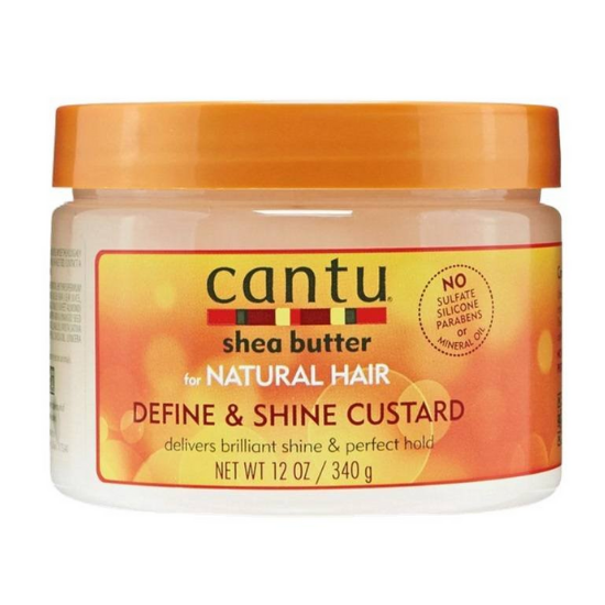 Cantu Shea Butter Define & Shine Custard for Natural Hair, 12 oz. / 340 g